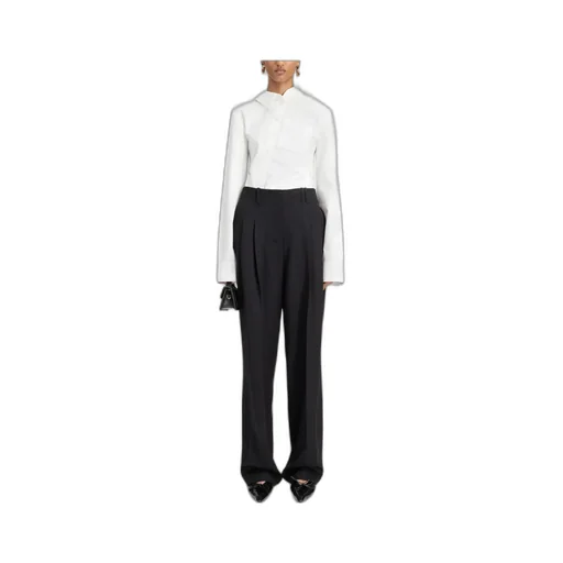 Straight-Leg Trousers