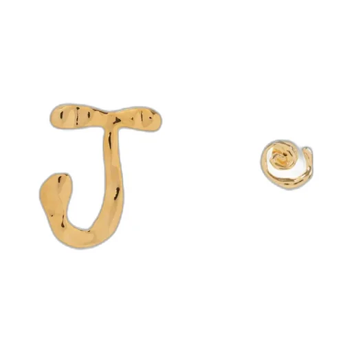 Sculpted Brass Earrings