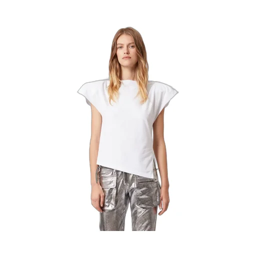 Sebani Padded Asymmetric Crewneck T-Shirt