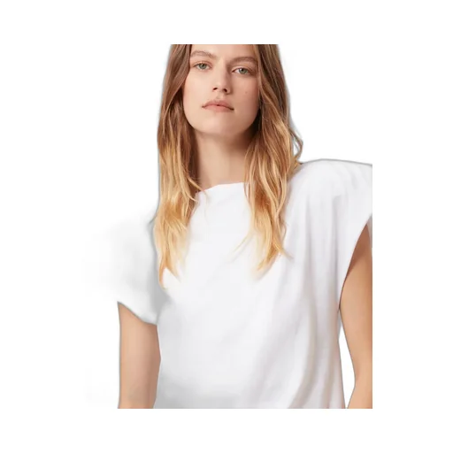 Sebani Padded Asymmetric Crewneck T-Shirt