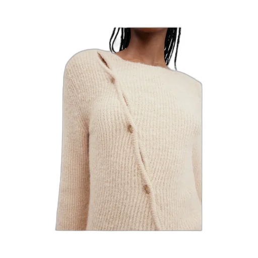 La Pau Cut-Out Long-Sleeved Cardigan