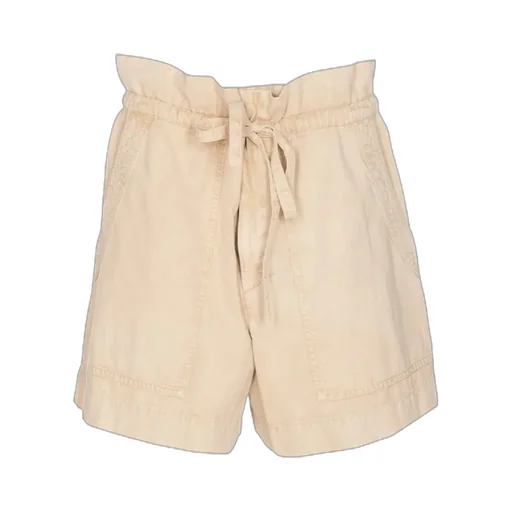 Drawstring Denim Shorts