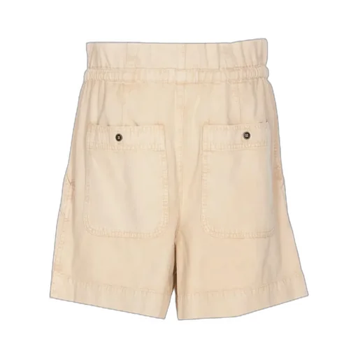Drawstring Denim Shorts
