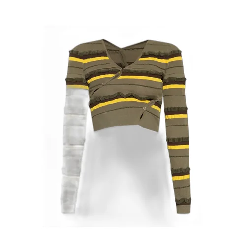 Striped Cropped Jumper