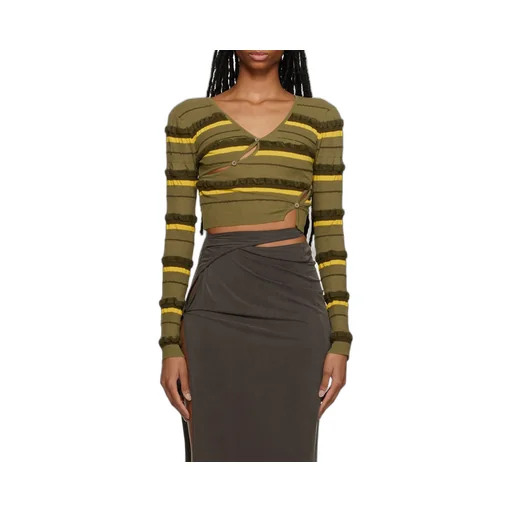 Striped Cropped Jumper