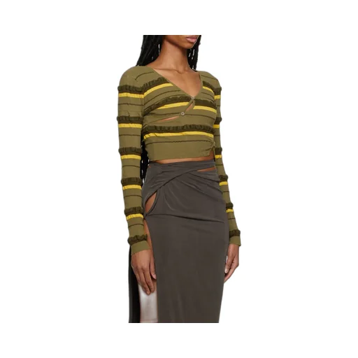 Striped Cropped Jumper