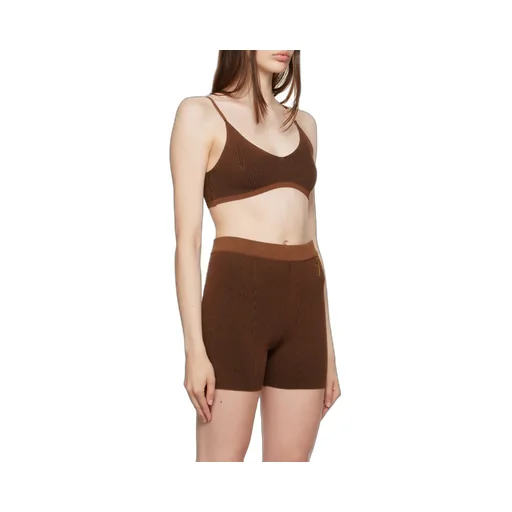 Pralu Logo-Embellished Cropped Top