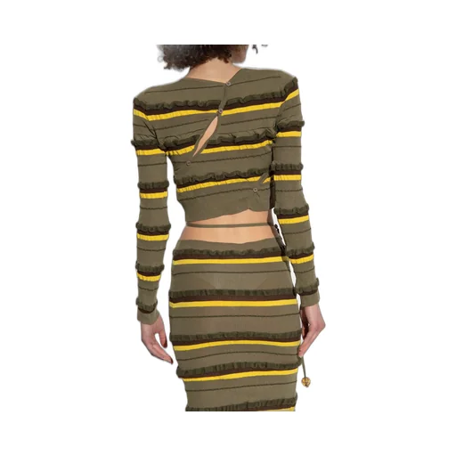 Striped Cropped Jumper