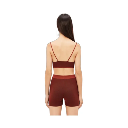 Pralu Logo-Embellished Cropped Top