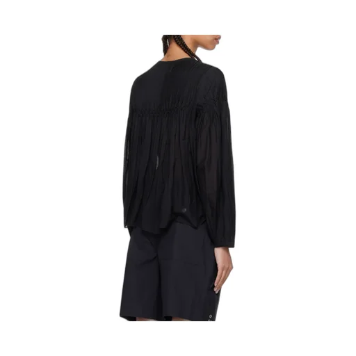 Pleat Detailed Buttoned Blouse