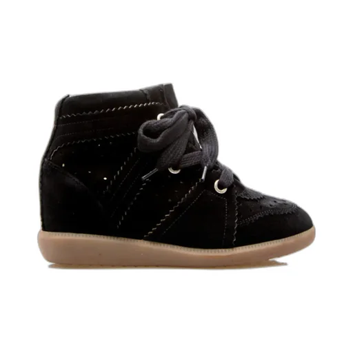 Bobby Lace-Up Wedge Sneakers