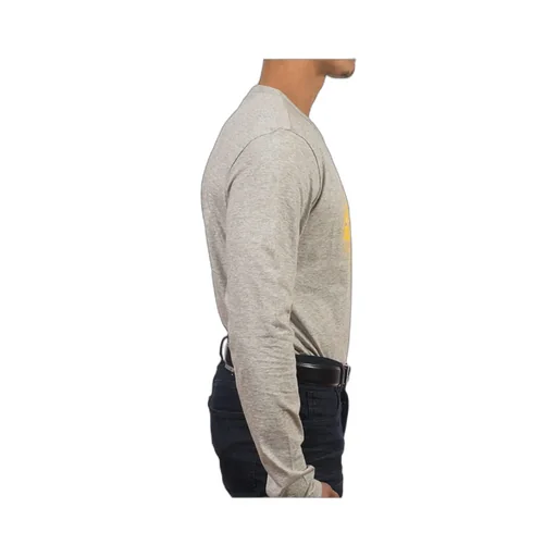 T-Shirt With Round Neck And Long Sleeves
