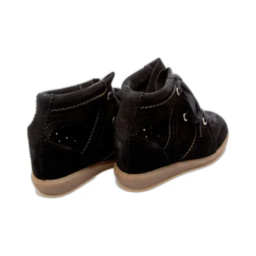 Bobby Lace-Up Wedge Sneakers