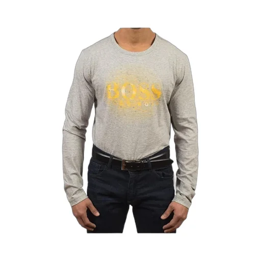 T-Shirt With Round Neck And Long Sleeves