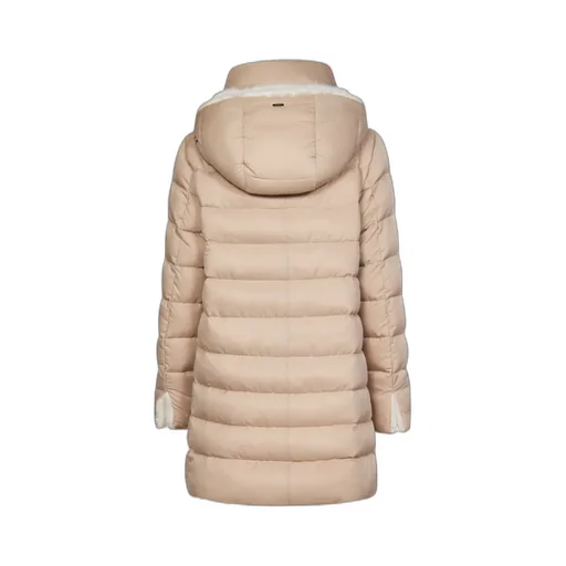 Quilted Hooded Down Coat