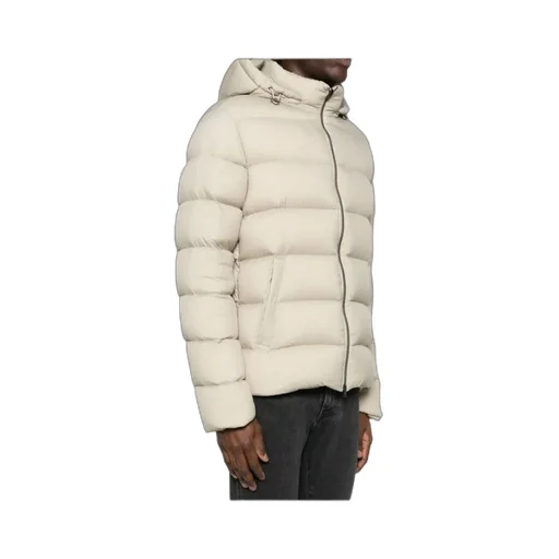 Hooded Quilted Bomber Jacket
