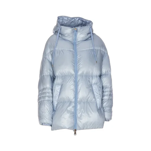 Padded Down-Feather Zip-Up Jacket