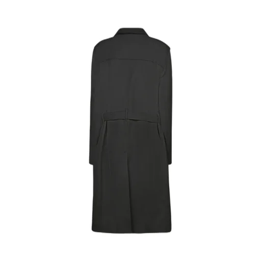 Double-Breasted Gabardine Trench Coat