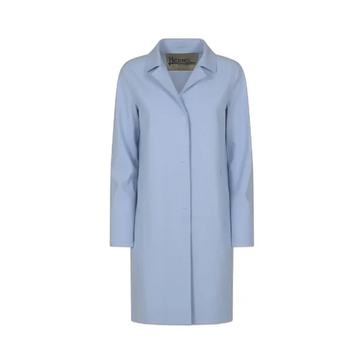 Single-Breasted Long-Sleeved Coat