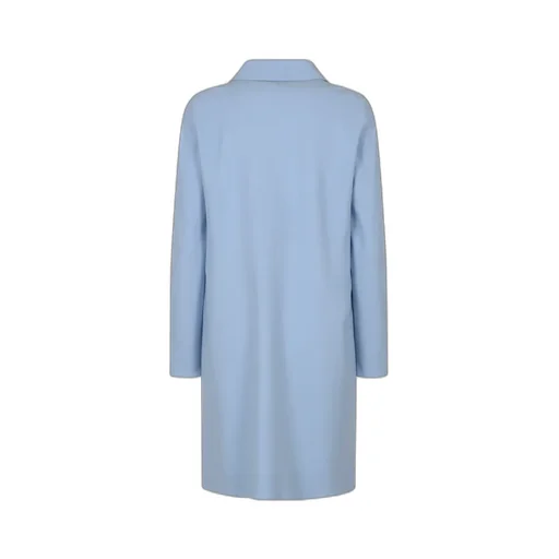Single-Breasted Long-Sleeved Coat