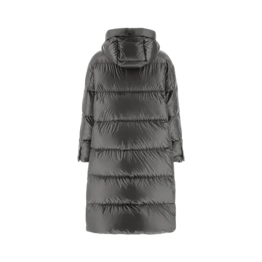 Padded Zip-Up Long Coat