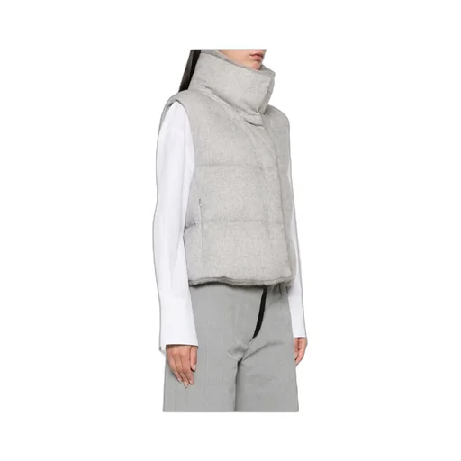 High-Necked Down Vest
