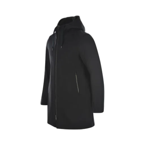 Drawstring Hooded Casual Jacket