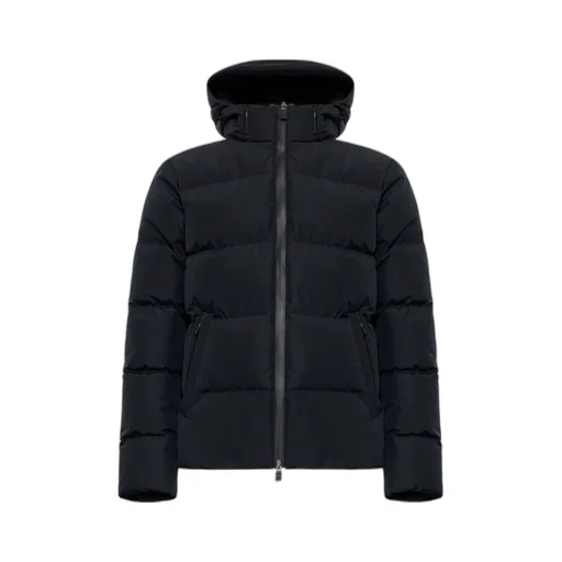 Zip-Up Hooded Puffer Coat
