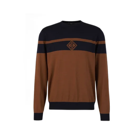Virgin Wool Crew-Neck Pullover