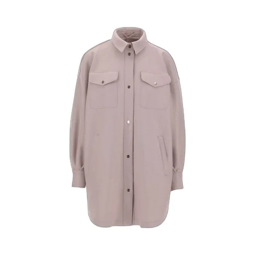 Felted-Finish Virgin Wool Shirt