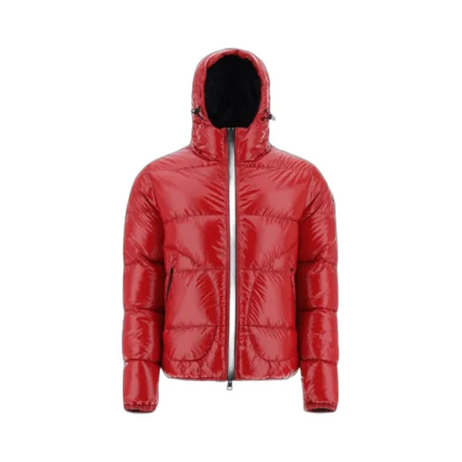 Logo Patch Zip-Up Padded Jacket