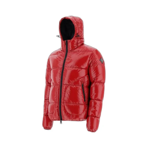 Logo Patch Zip-Up Padded Jacket