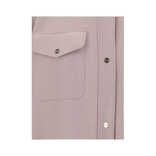 Felted-Finish Virgin Wool Shirt