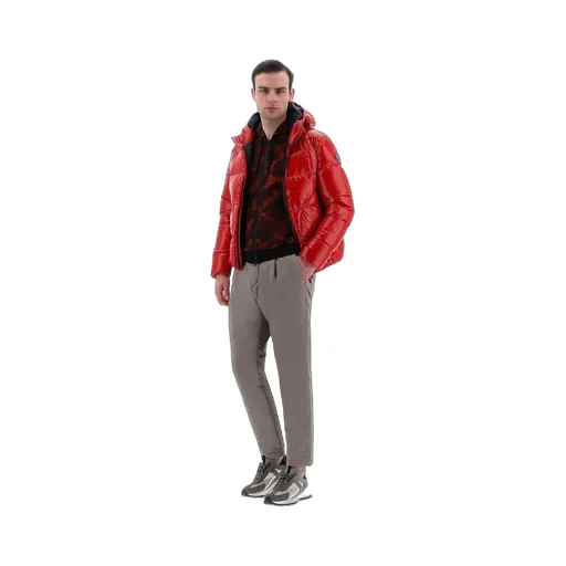 Logo Patch Zip-Up Padded Jacket