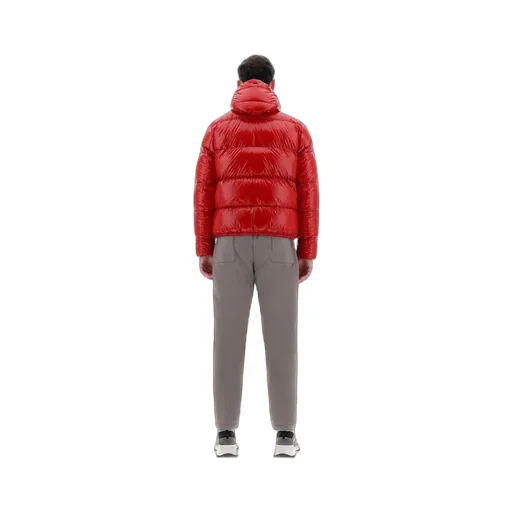 Logo Patch Zip-Up Padded Jacket