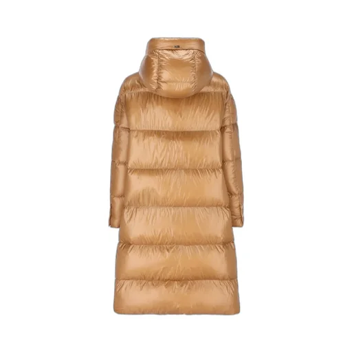 Padded Zip-Up Long Coat
