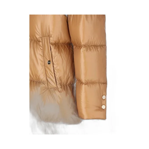 Padded Zip-Up Long Coat