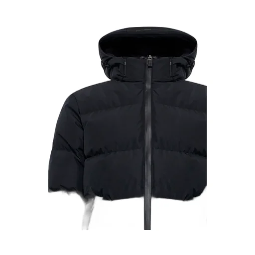 Zip-Up Hooded Puffer Coat