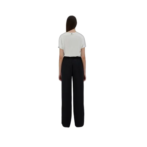 Wide Leg Satin Trousers
