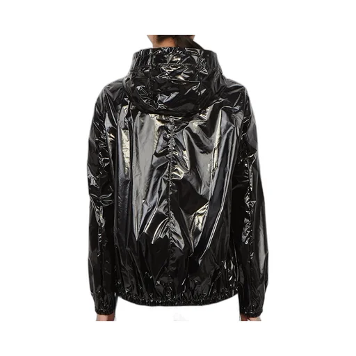 Logo-Patch Zipped Hooded Jacket
