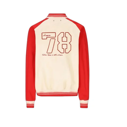 Logo Embroidered Bomber Jacket