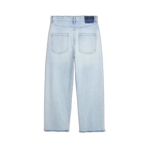Straight-Leg Distressed Jeans