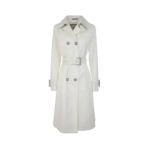 Belted Double-Breasted Trench Coat