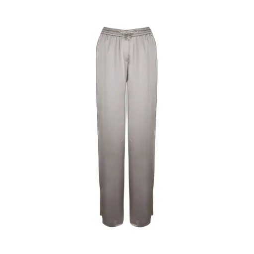 Wide Leg Satin Trousers