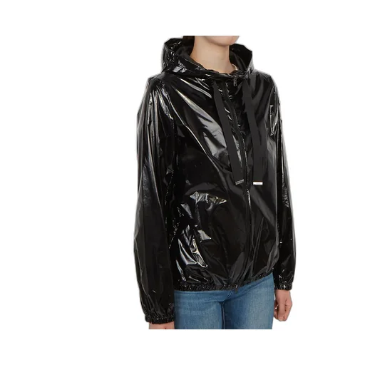 Logo-Patch Zipped Hooded Jacket