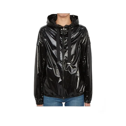 Logo-Patch Zipped Hooded Jacket