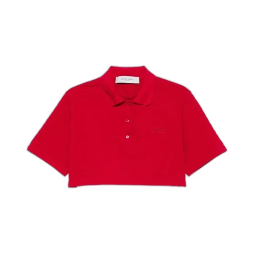 Club-Embroidered Polo Top
