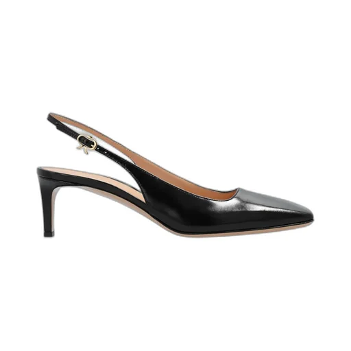Square Toe Slingback Pumps