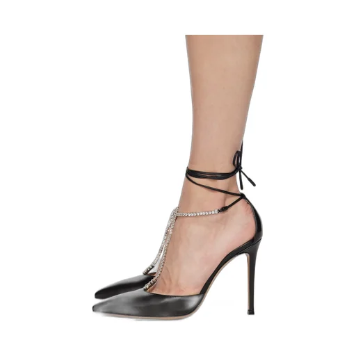Brilliant 105Mm Crystal-Embellished Pumps