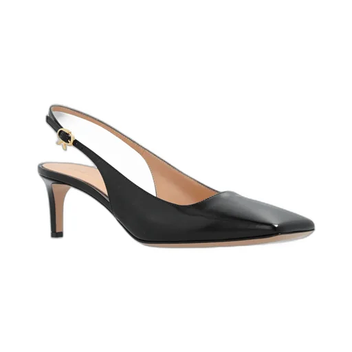 Square Toe Slingback Pumps